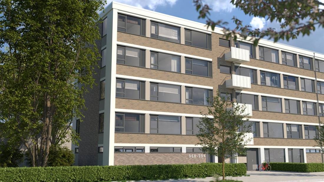 Voorgevel na renovatie